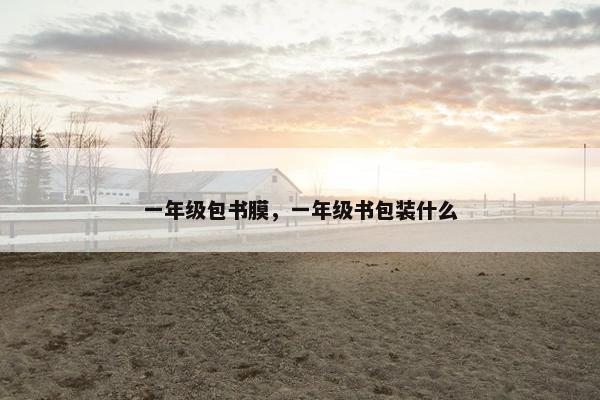 一年级包书膜，一年级书包装什么