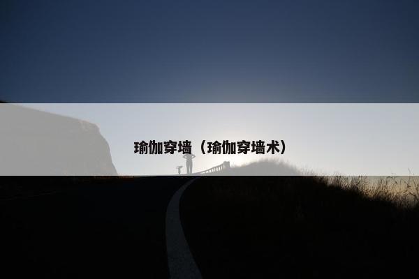 瑜伽穿墙（瑜伽穿墙术）