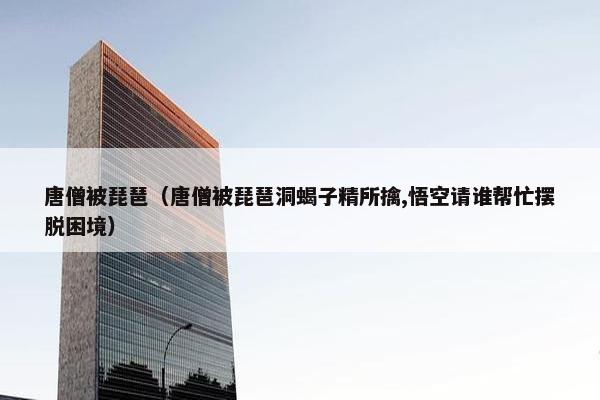 唐僧被琵琶（唐僧被琵琶洞蝎子精所擒,悟空请谁帮忙摆脱困境）