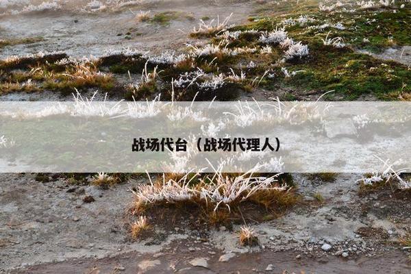 战场代台（战场代理人）