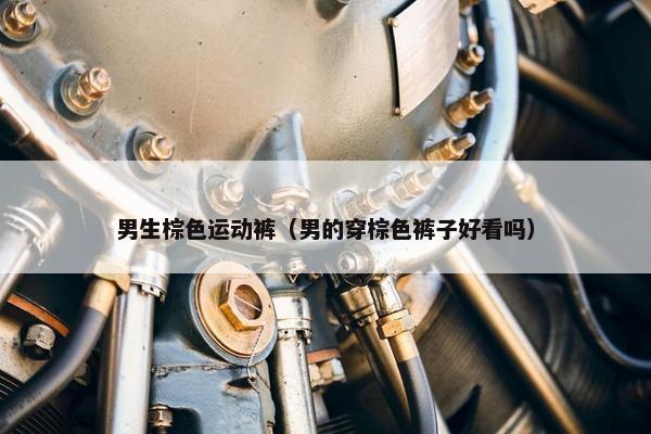 男生棕色运动裤（男的穿棕色裤子好看吗）