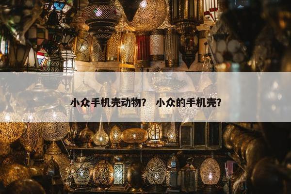 小众手机壳动物？ 小众的手机壳？