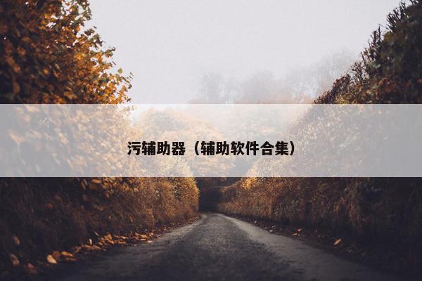 污辅助器（辅助软件合集）