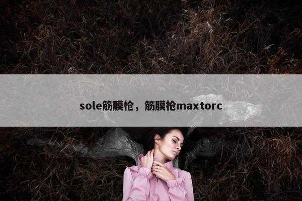 sole筋膜枪，筋膜枪maxtorc