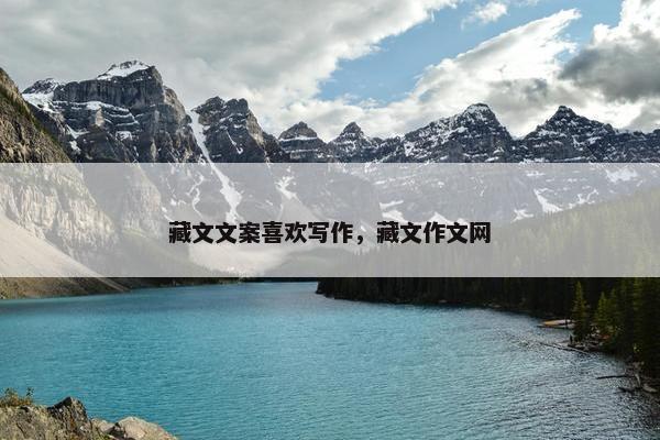 藏文文案喜欢写作，藏文作文网