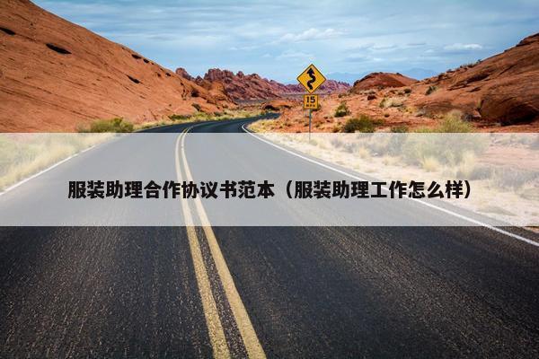 服装助理合作协议书范本（服装助理工作怎么样）