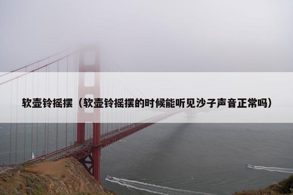 软壶铃摇摆（软壶铃摇摆的时候能听见沙子声音正常吗）