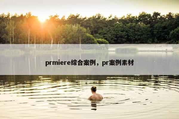 prmiere综合案例，pr案例素材