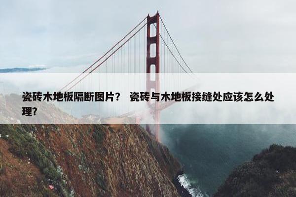 瓷砖木地板隔断图片？ 瓷砖与木地板接缝处应该怎么处理？