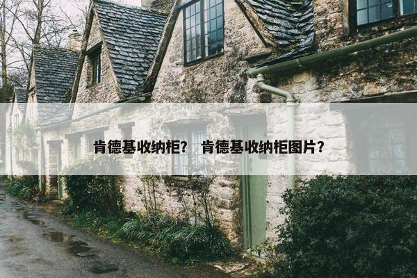 肯德基收纳柜？ 肯德基收纳柜图片？