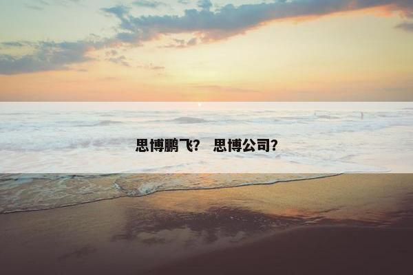 思博鹏飞？ 思博公司？