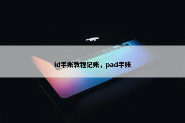 id手账教程记账，pad手账