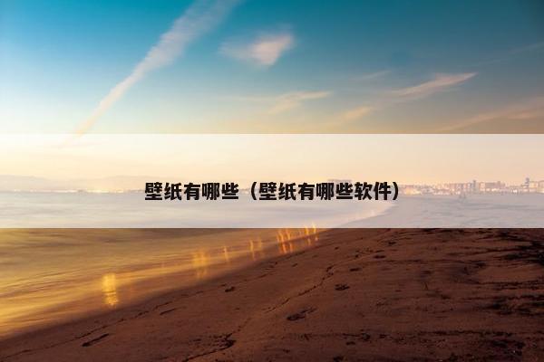 壁纸有哪些（壁纸有哪些软件）