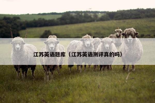 江苏英语题库（江苏英语测评真的吗）