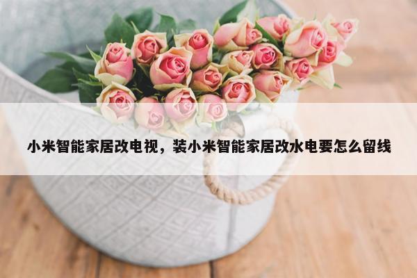 小米智能家居改电视，装小米智能家居改水电要怎么留线