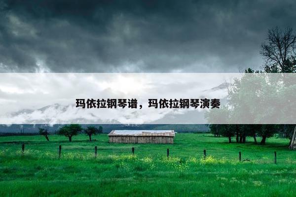 玛依拉钢琴谱，玛依拉钢琴演奏