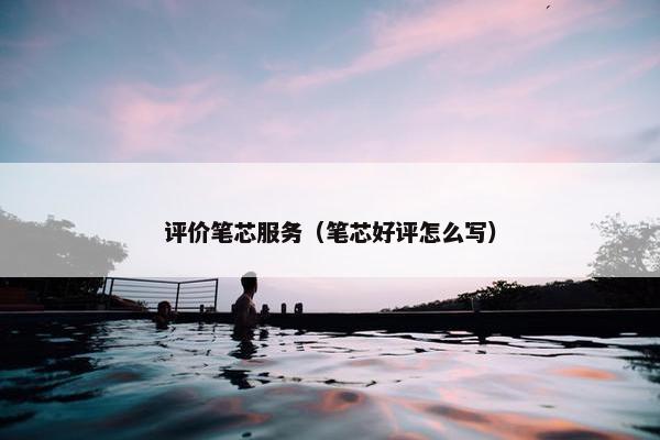 评价笔芯服务（笔芯好评怎么写）