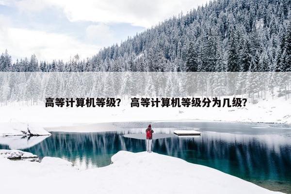 高等计算机等级？ 高等计算机等级分为几级？