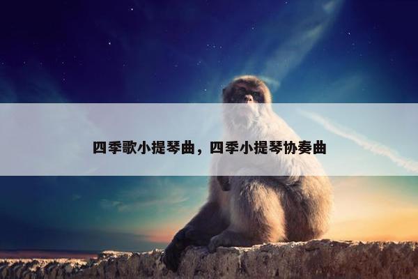 四季歌小提琴曲，四季小提琴协奏曲