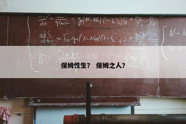 保姆性生？ 保姆之人？