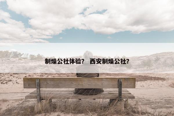 制燥公社体验？ 西安制燥公社？