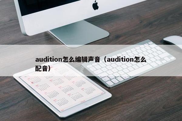 audition怎么编辑声音（audition怎么配音）