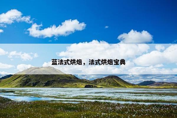 蓝法式烘焙，法式烘焙宝典