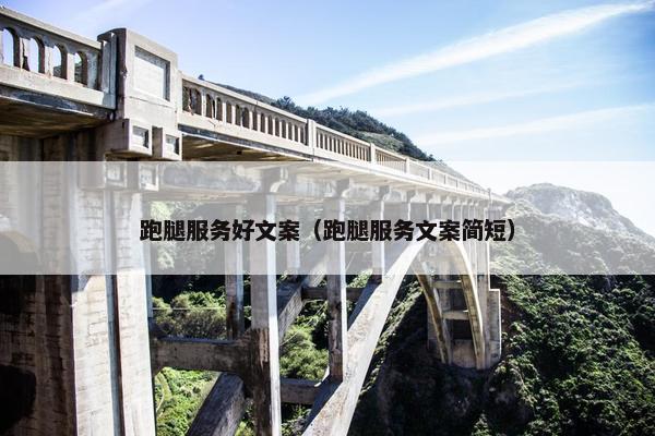 跑腿服务好文案（跑腿服务文案简短）