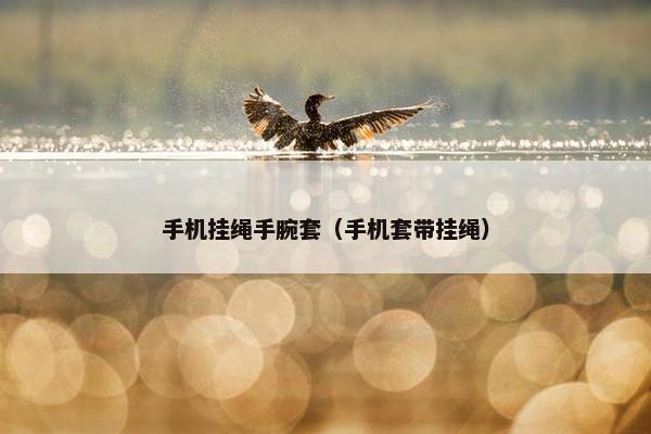 手机挂绳手腕套（手机套带挂绳）