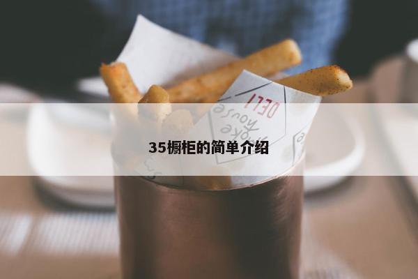 35橱柜的简单介绍