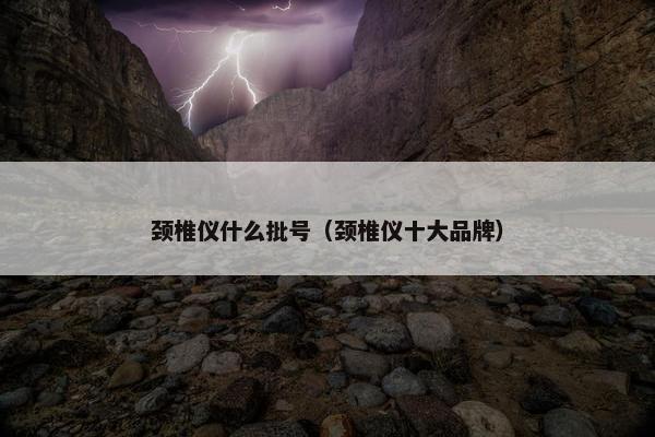 颈椎仪什么批号（颈椎仪十大品牌）