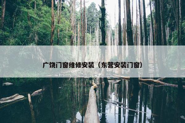 广饶门窗维修安装（东营安装门窗）
