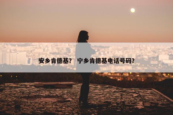 安乡肯德基？ 宁乡肯德基电话号码？