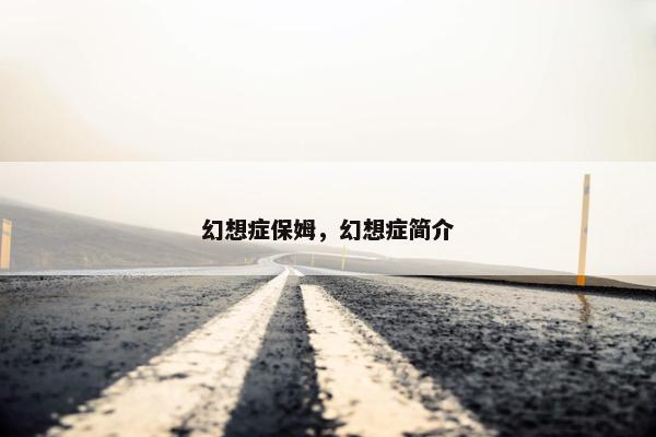 幻想症保姆，幻想症简介