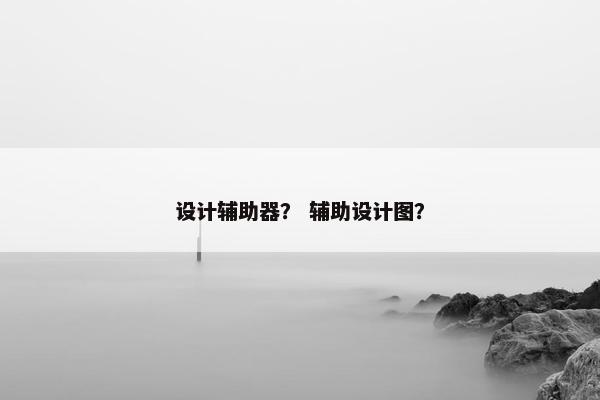 设计辅助器? 辅助设计图? 设计辅助器? 辅助设计图?
