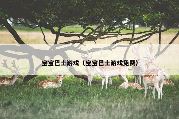 宝宝巴士游戏（宝宝巴士游戏免费）