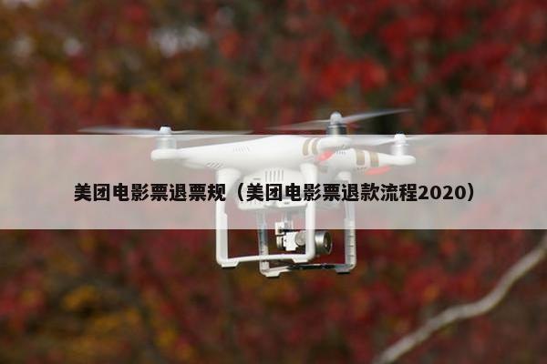 美团电影票退票规（美团电影票退款流程2020）