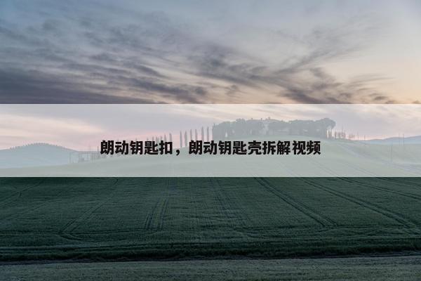 朗动钥匙扣，朗动钥匙壳拆解视频