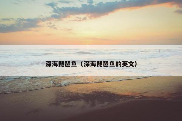 深海琵琶鱼（深海琵琶鱼的英文）