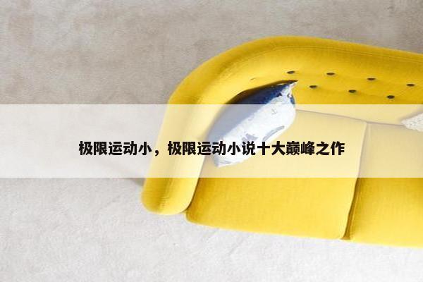 极限运动小，极限运动小说十大巅峰之作