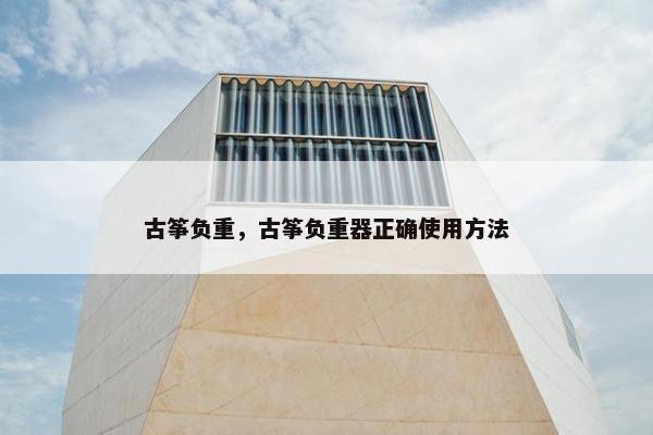 古筝负重,古筝负重器正确使用方法 古筝负重,古筝负重器正确使用方法