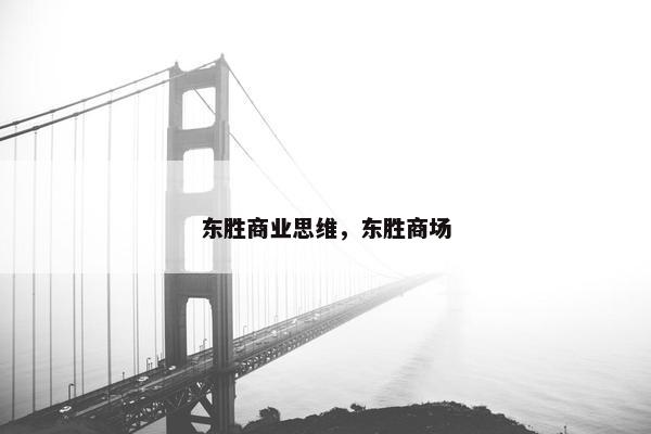 东胜商业思维，东胜商场