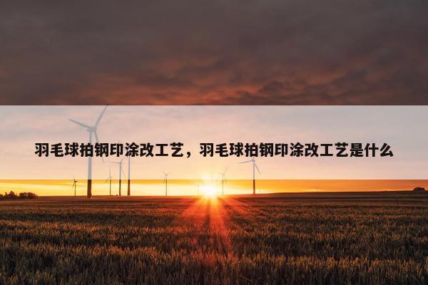 羽毛球拍钢印涂改工艺，羽毛球拍钢印涂改工艺是什么