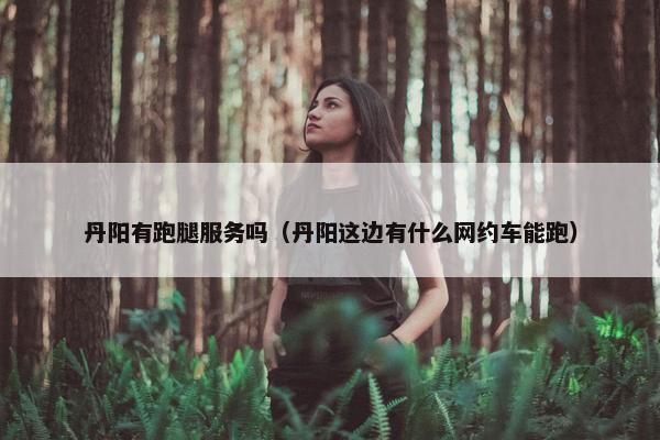 丹阳有跑腿服务吗(丹阳这边有什么网约车能跑) 丹阳有跑腿服务吗(丹阳这边有什么网约车能跑)