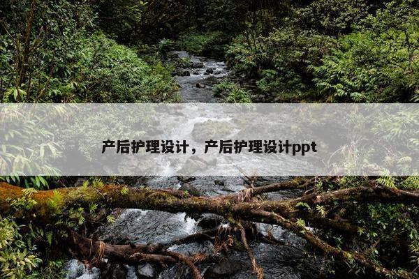产后护理设计，产后护理设计ppt