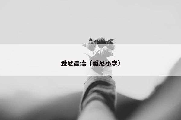 悉尼晨读（悉尼小学）
