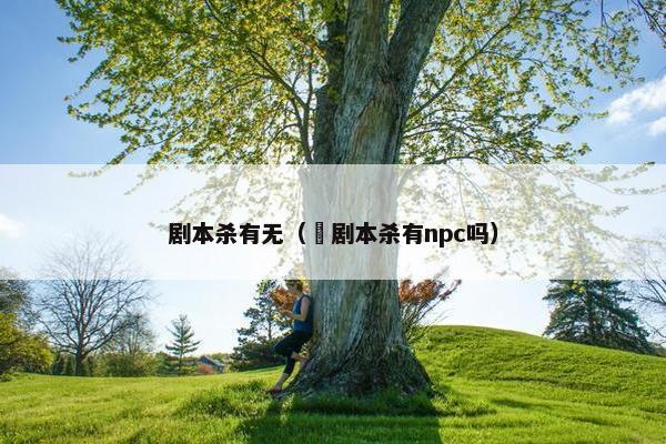 剧本杀有无（瘆剧本杀有npc吗）