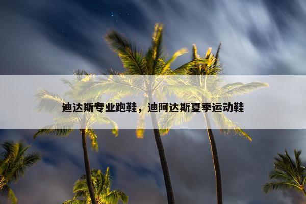 迪达斯专业跑鞋，迪阿达斯夏季运动鞋