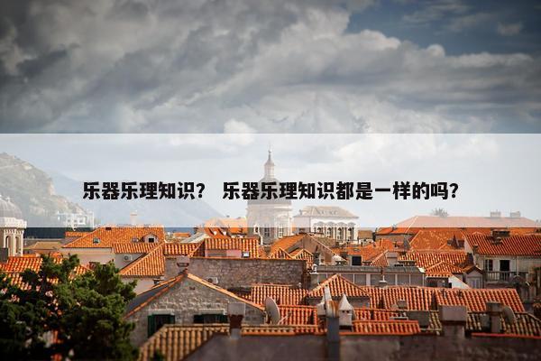 乐器乐理知识？ 乐器乐理知识都是一样的吗？