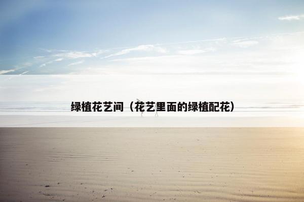 绿植花艺间(花艺里面的绿植配花) 绿植花艺间(花艺里面的绿植配花)
